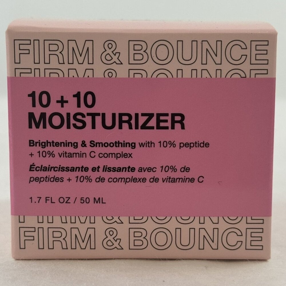INNBeauty Project 10 + 10 Moisturizer Peptides Vitamin C Complex 1.7 FL OZ NEW